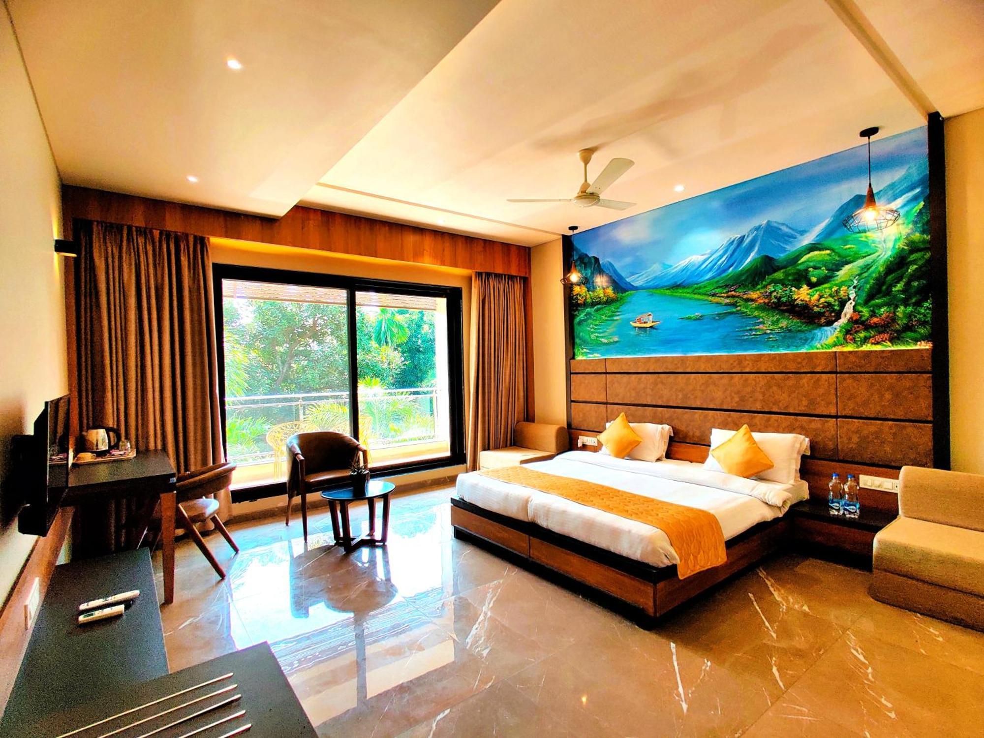 Hotel Anil Farmhouse Gir Jungle Resort Gírský les Exteriér fotografie