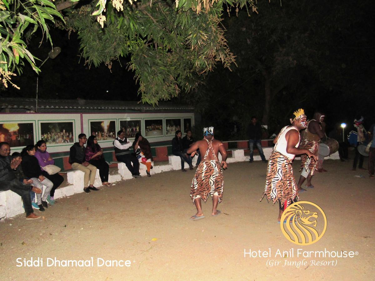 Hotel Anil Farmhouse Gir Jungle Resort Gírský les Exteriér fotografie